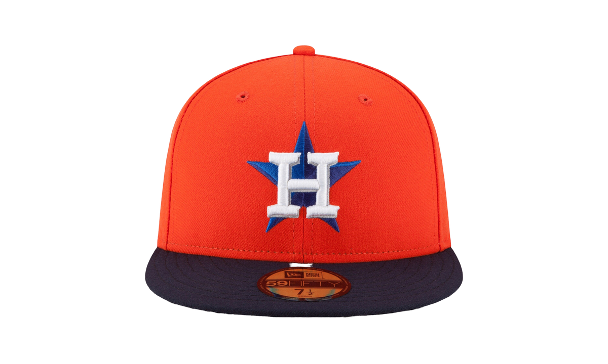 59FIFTY Houston Astros 2017 AC Perf Alt Fitted Hat "Dark Orange / Navy / Black - Under Brim" NE972