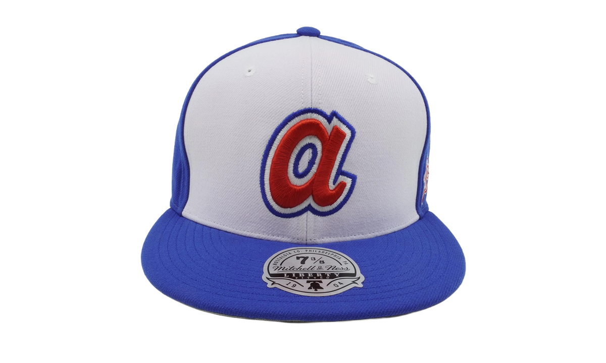 MLB Cooperstown Evergreen Fitted Cap "Atlanta Braves - White" HHSF6855 ABRYYPPPWHIT