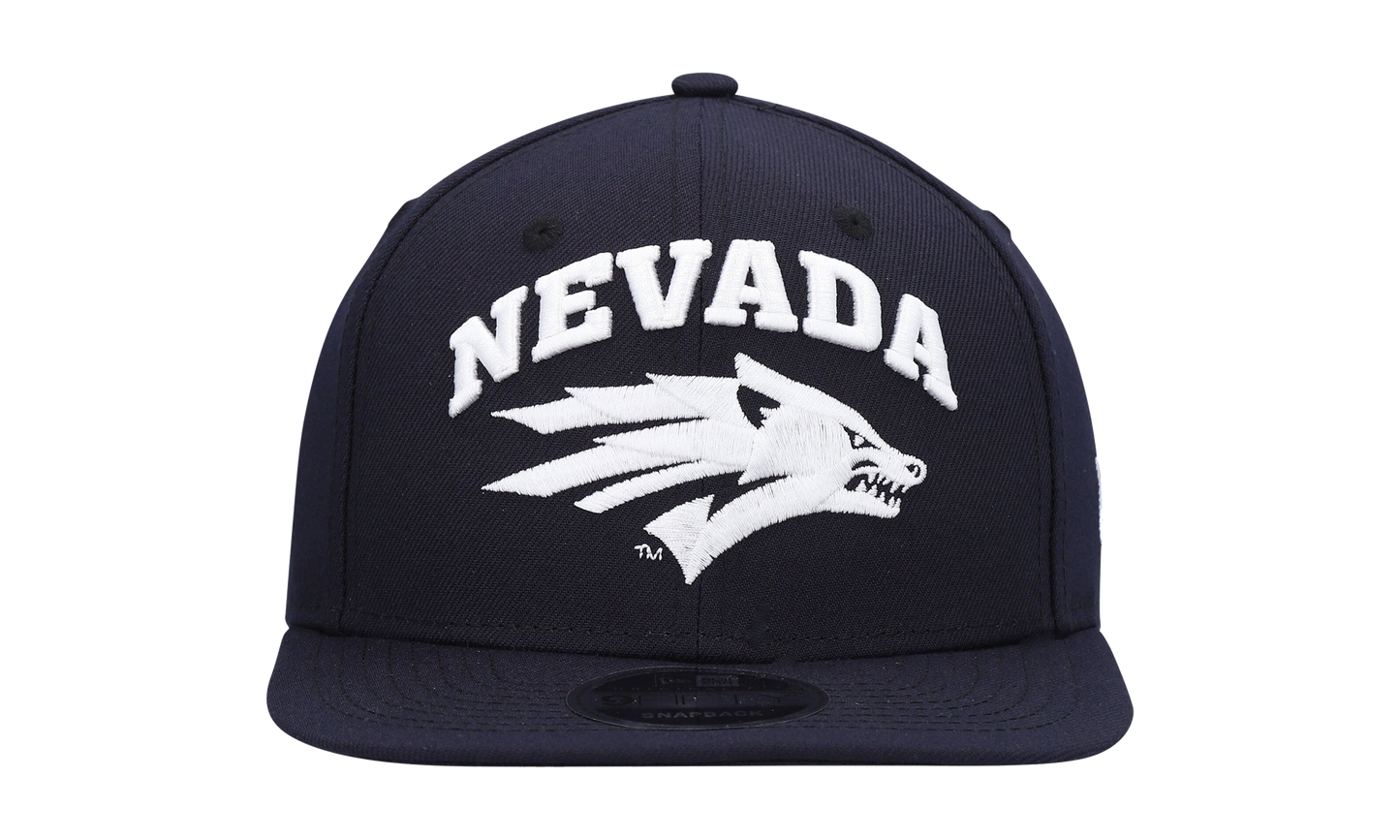 9FIFTY Nevada Wolf Pack Snapback Hat "Navy" NE1019