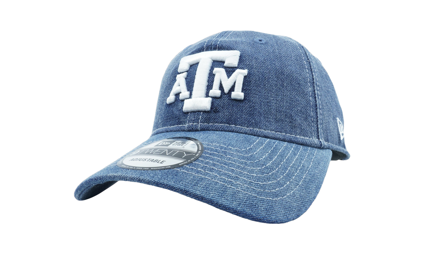 9TWENTY Texas A&M Aggies Denim Drift Texagg XBL Strapback Hat "Denim" NE715