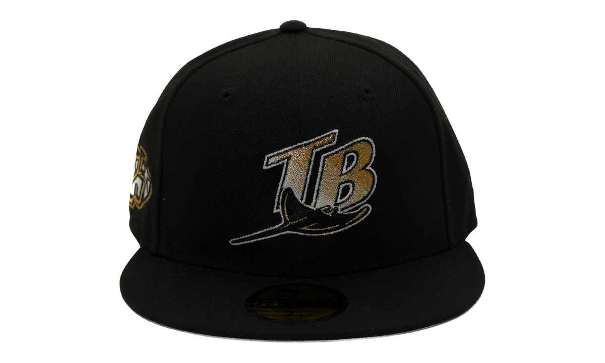 5950 Tampa Bay Rays Fitted Hat "25 Seasons" "Metallic Gold - FRSH Exclusive" NE1215