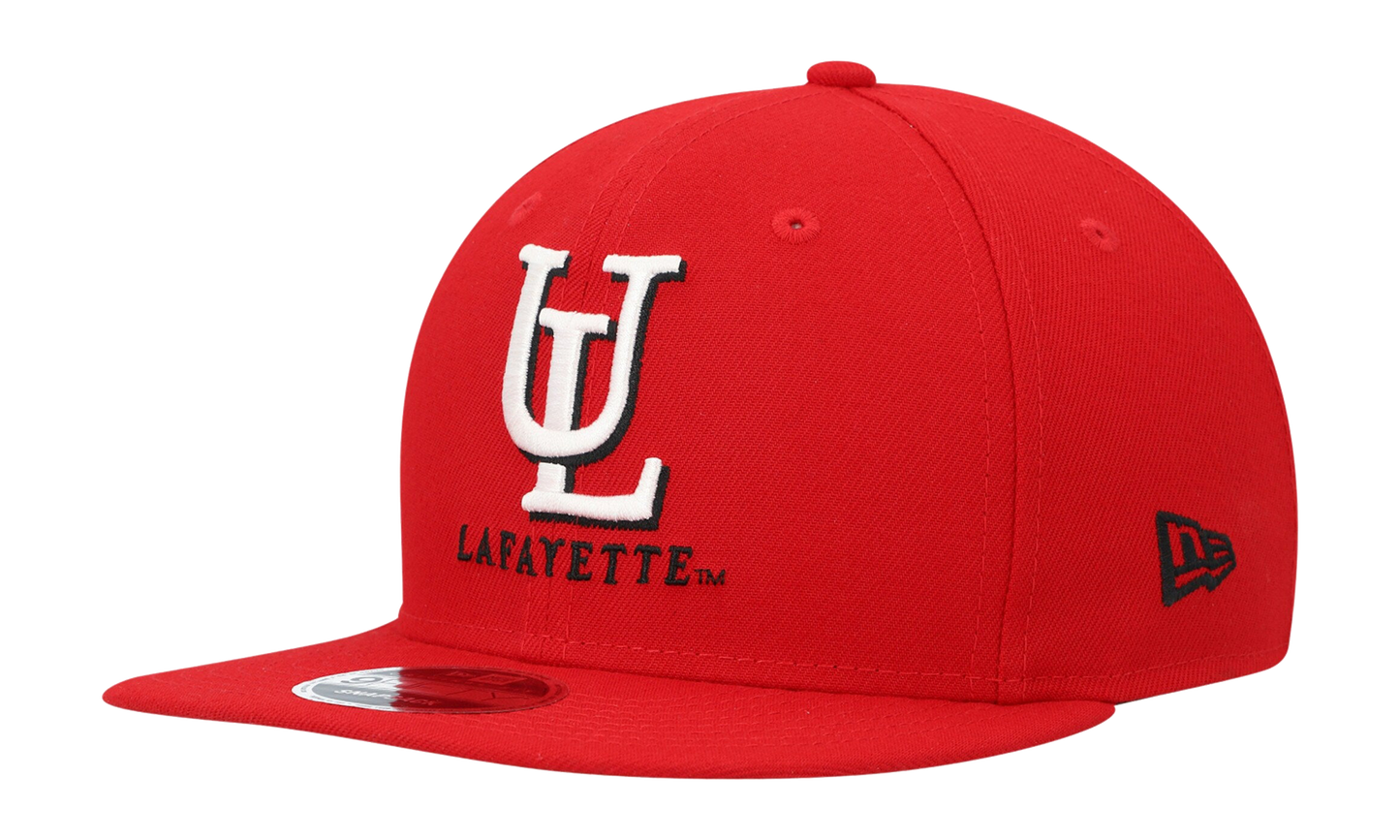 9FIFTY Louisiana Ragin Cajuns Snapback Hat "Scarlet" NE1028