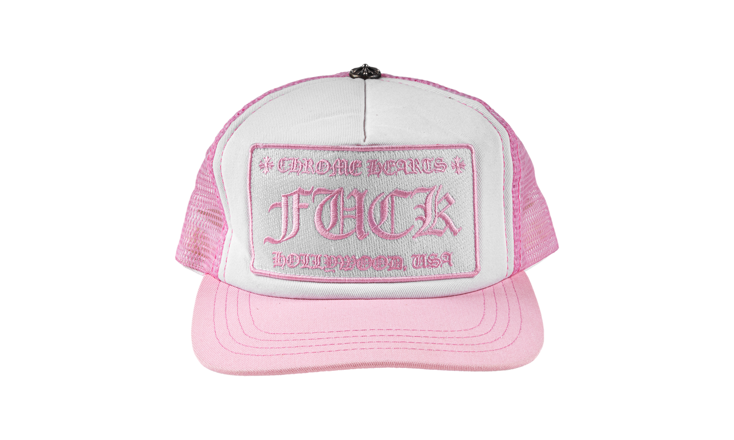 CH Hollywood Trucker Hat "Pink / White" CHRM1522