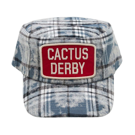 Cactus Valley Flannel Painters Cap Blue Hat