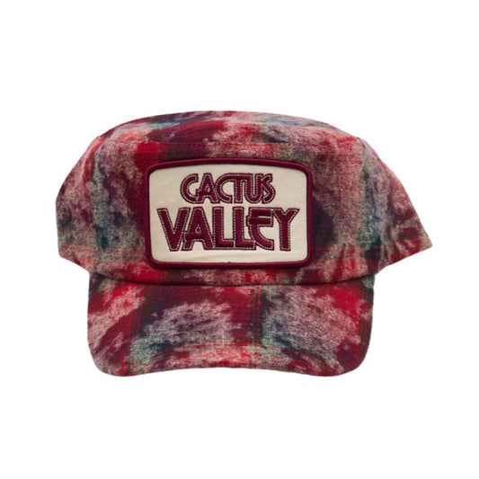 Cactus Valley Flannel Painters Cap Red Hat