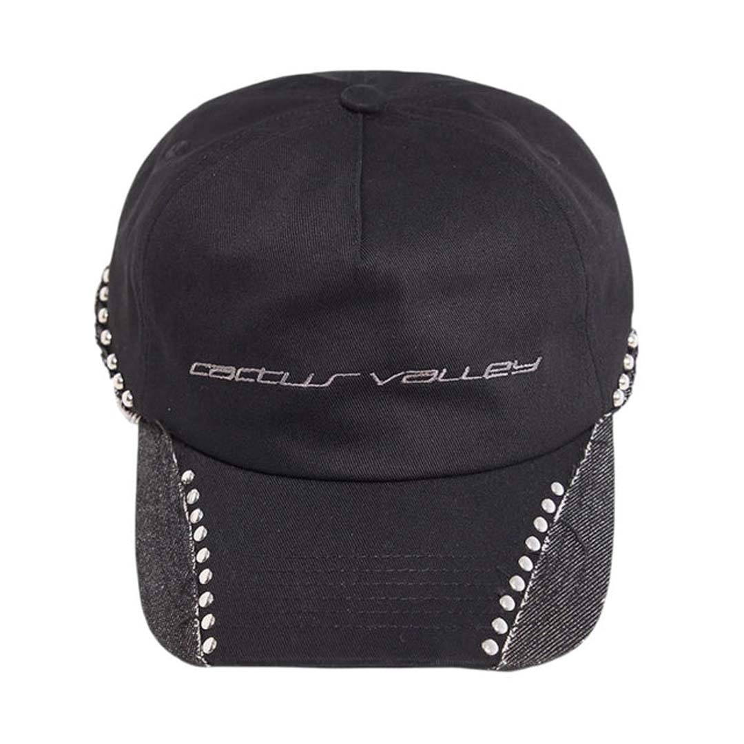 Cactus Valley Studded Black Hat