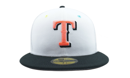 59FIFTY Texas Rangers 40th Anniversary Fitted Hat "Grey / Black - Brim" NE831