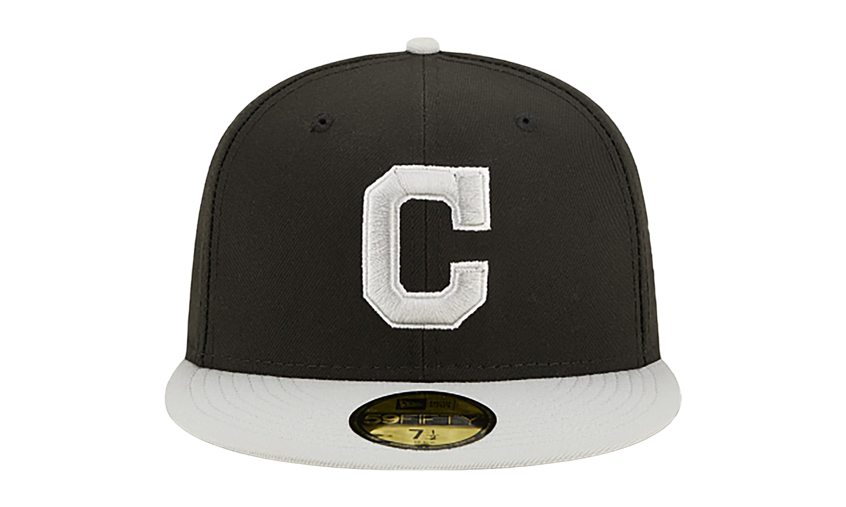59FIFTY Cleveland Guardians Authentic Fitted Hat "Black / Grey - Visor" NE794