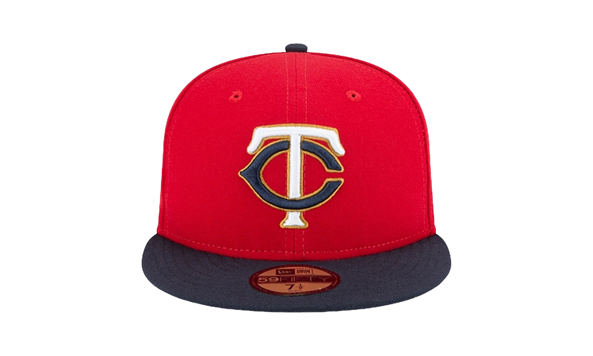 59FIFTY Minnesota Twins Authentic On-Field Fitted Hat "Red / Black - Brim" NE935