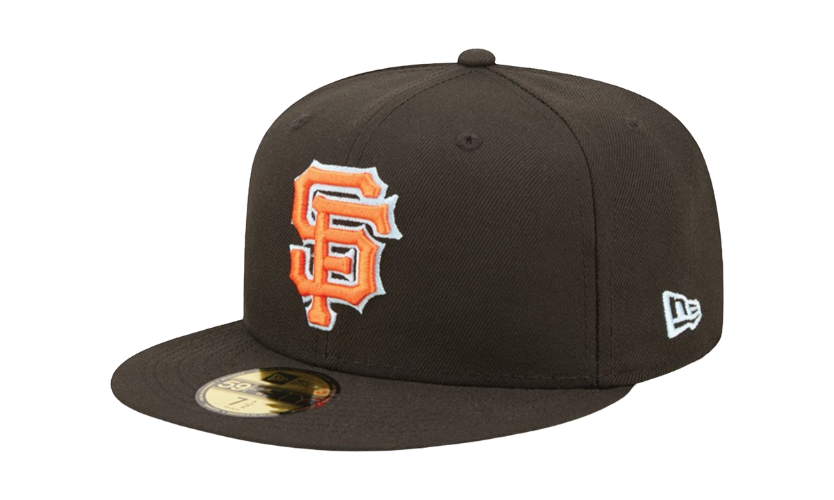 59FIFTY San Francisco Giants 20010 World Series Cloud Under Fitted Hat "Black / Sky Blue Cloud - Under Brim" NE812