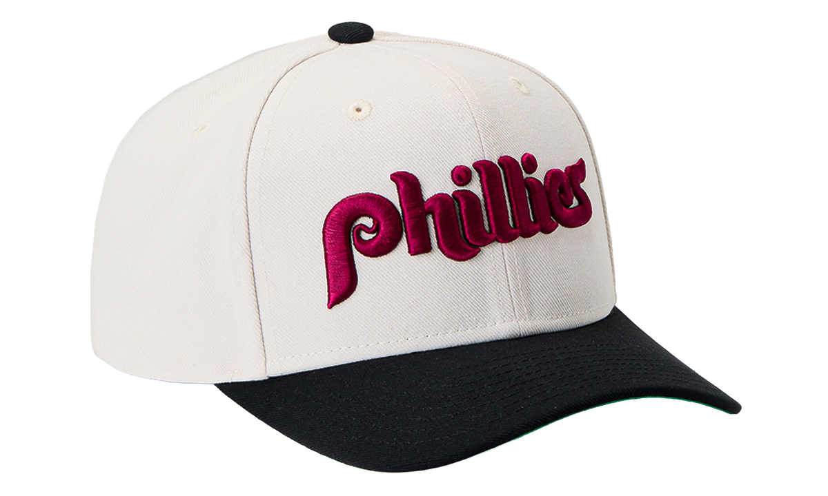 Philadelphia Phillies MLB Word Pro Snapback Hat "Off White" HP11517 PPHOFWH