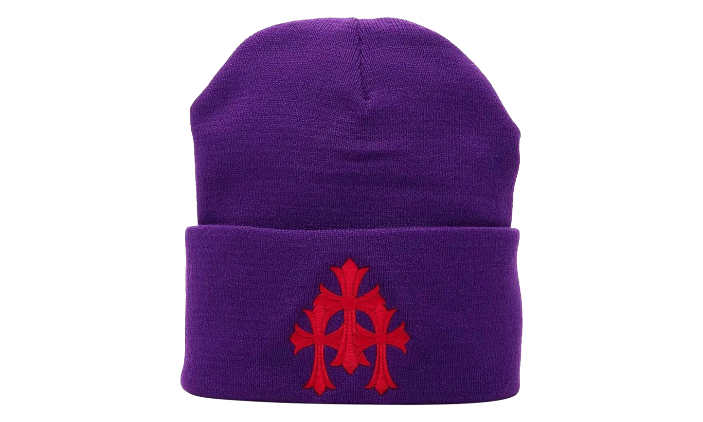 Triple Cross Watch Beanie "Purple" CHRM1802
