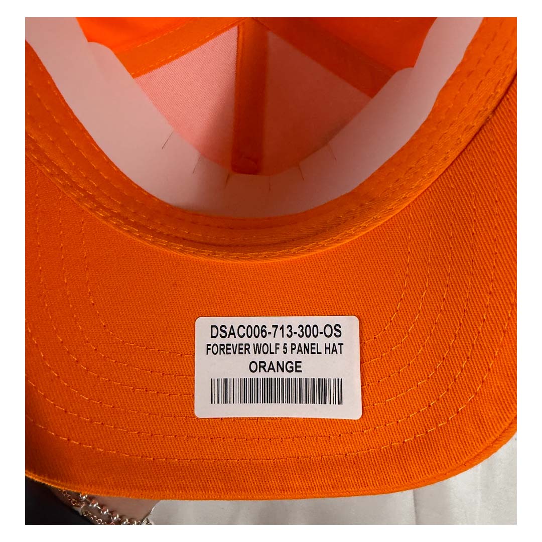 Darcsport Forever Wolf 5 Panel Hat Orange