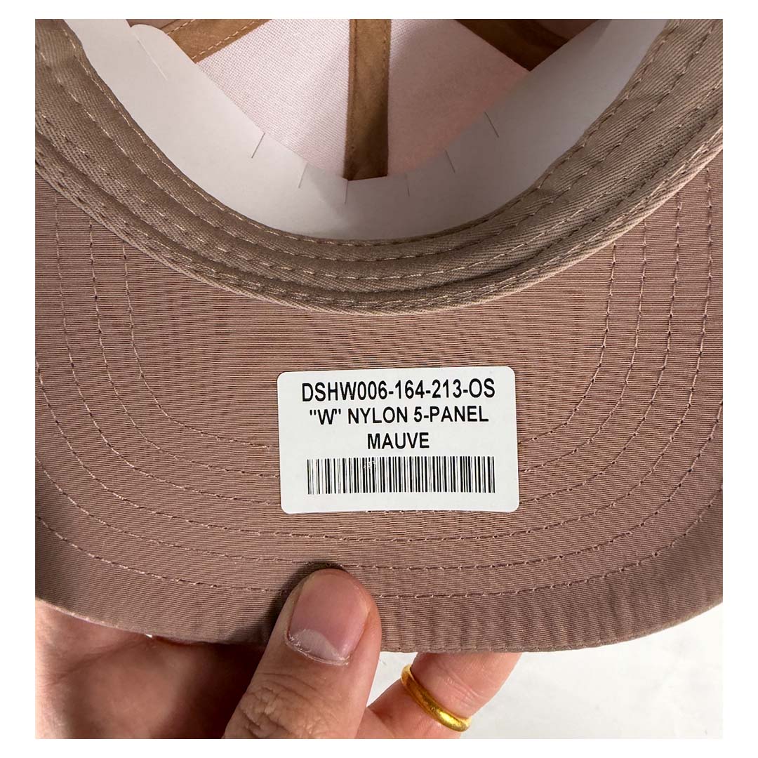 Darcsport W Nylon 5 Panel Hat Mauve