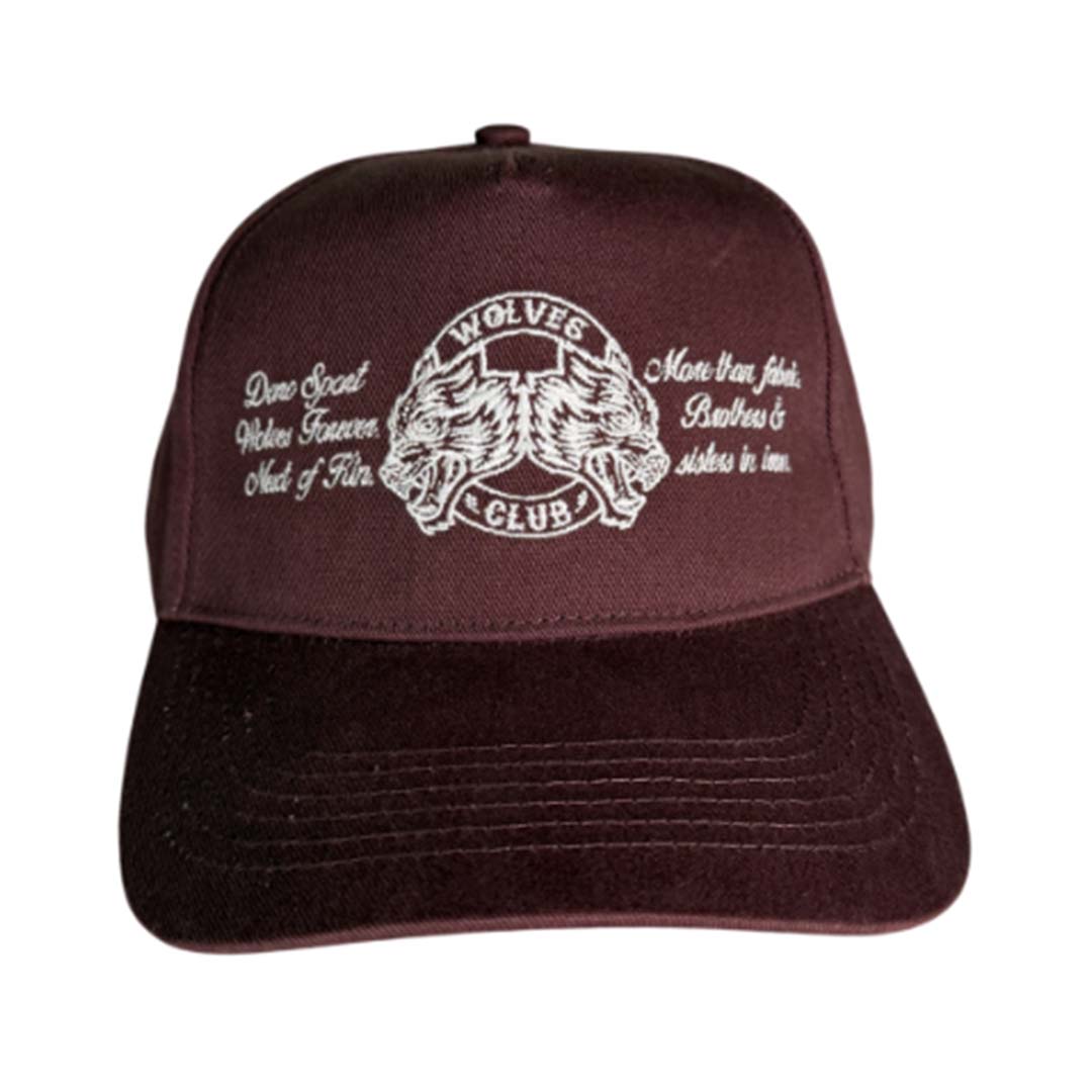 Darcsport Wolves Scripture 5 Panel Hat Purple Dusk