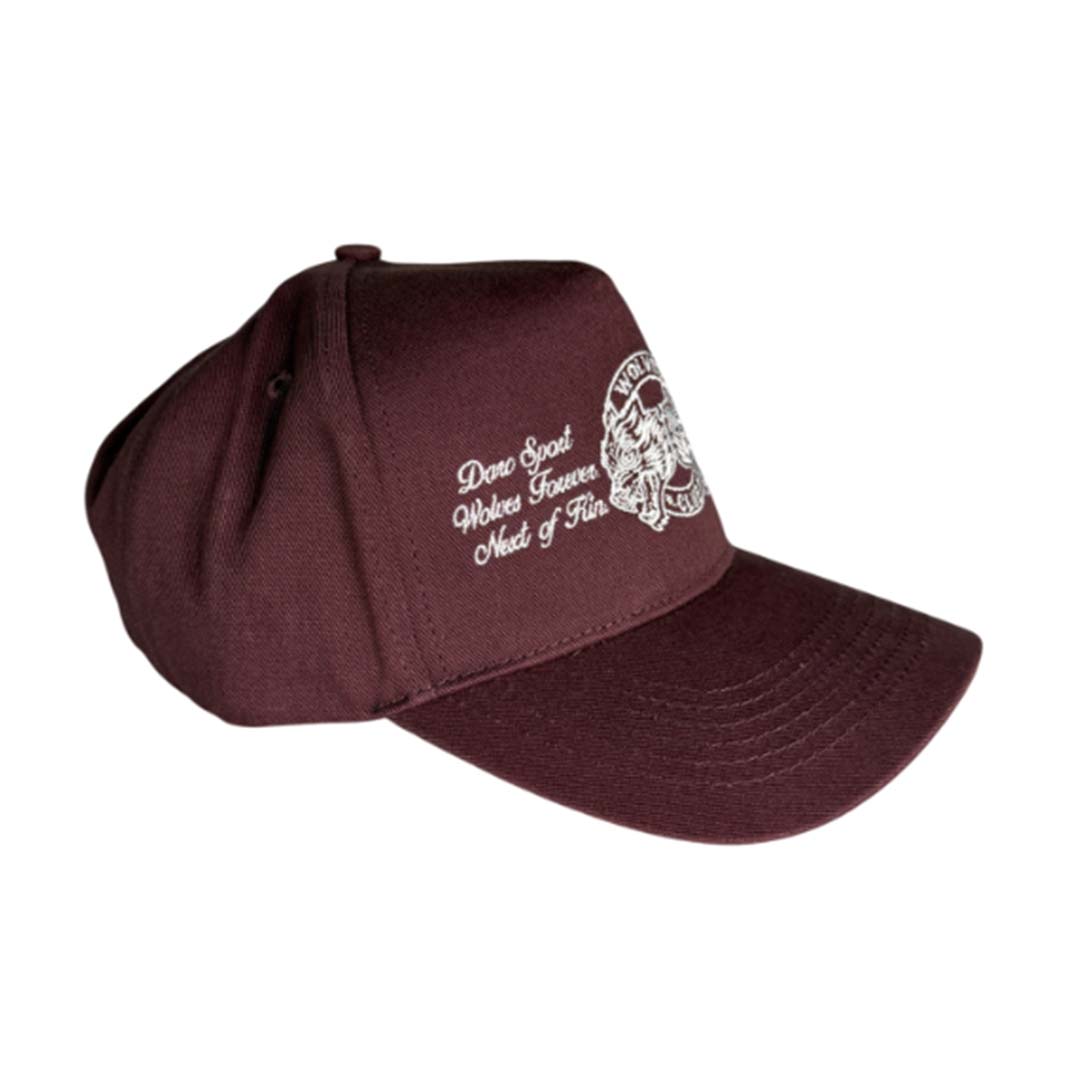 Darcsport Wolves Scripture 5 Panel Hat Purple Dusk