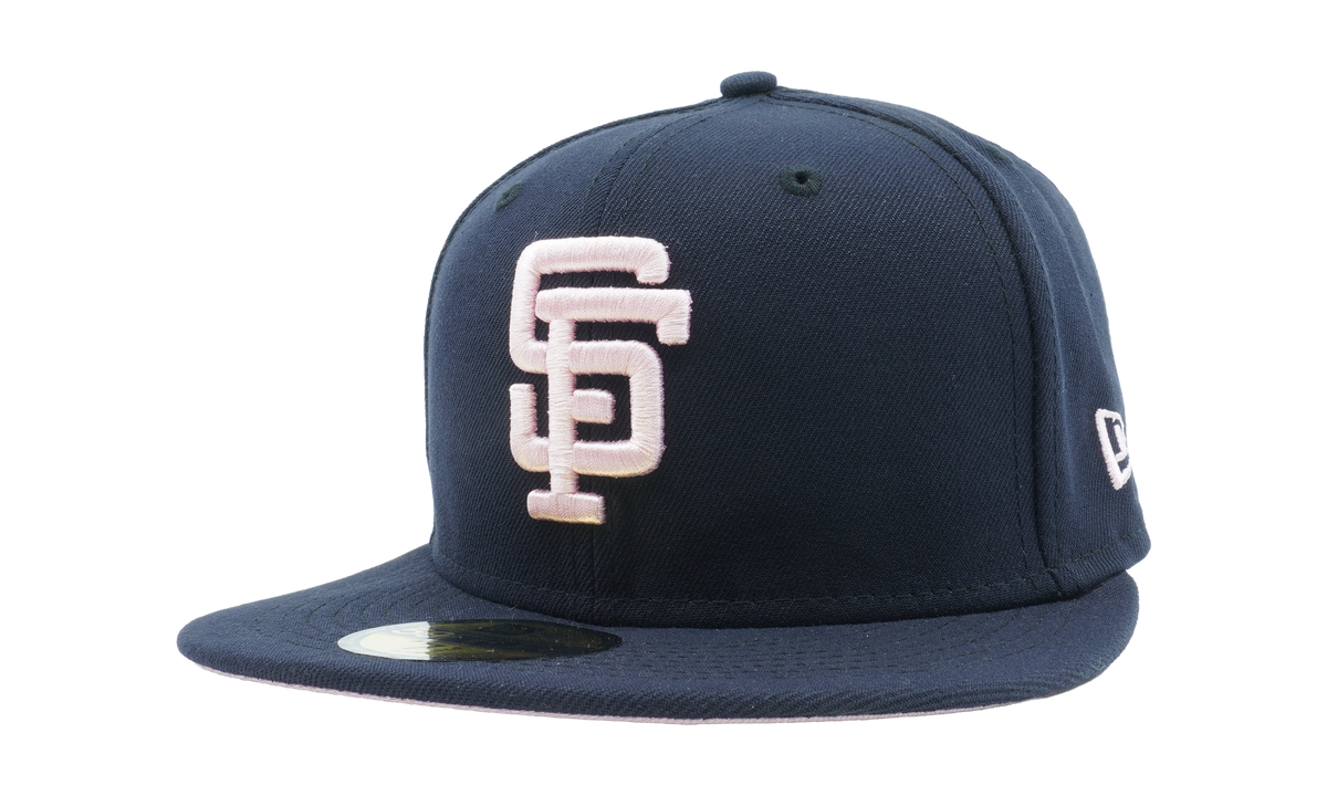 59FIFTY San Francisco Giants 1984 All Star Game Fitted Hat "Navy / Pink - Under Brim" NE1042