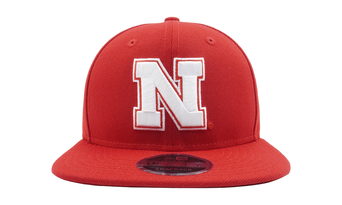 9FIFTY Nebraska Cornhuskers Snapback Hat "Scarlet" NE1020