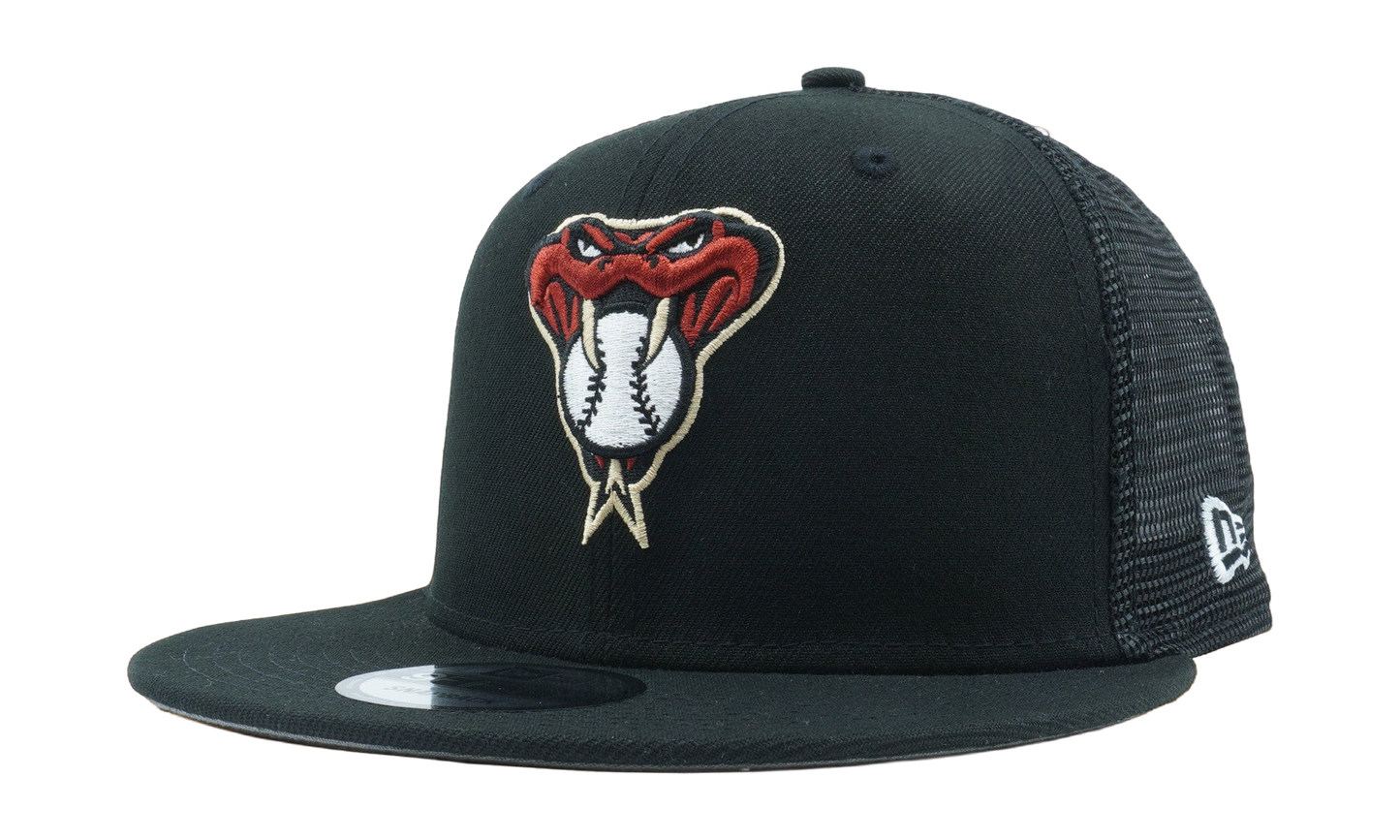 9FIFTY Arizona Diamondbacks Classic Trucker Snapback Hat "Graphite and Dark Grey / Graphite - Under Brim" NE780