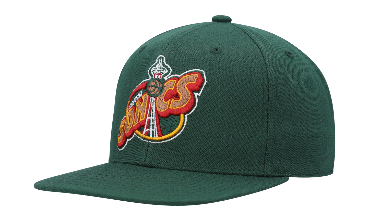 NBA Hardwood Classics Team Ground 2.0 Fitted Cap "Seattle SuperSonics - Green" HHSF3259 SSUYYPPPGREN