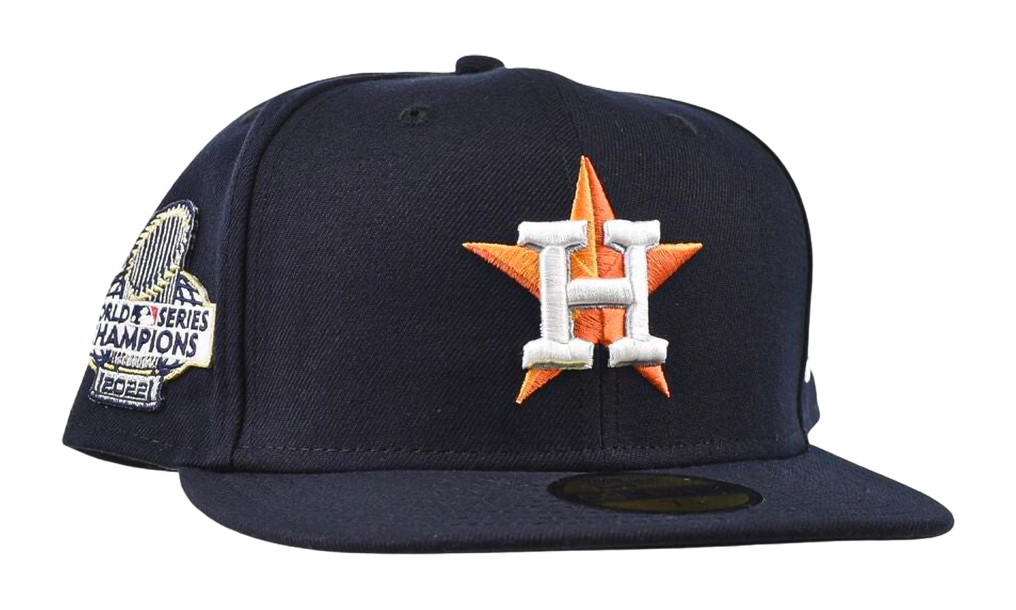 9FIFTY Houston Astros 2022 World Series Champions Strapback Hat "Navy" NE506