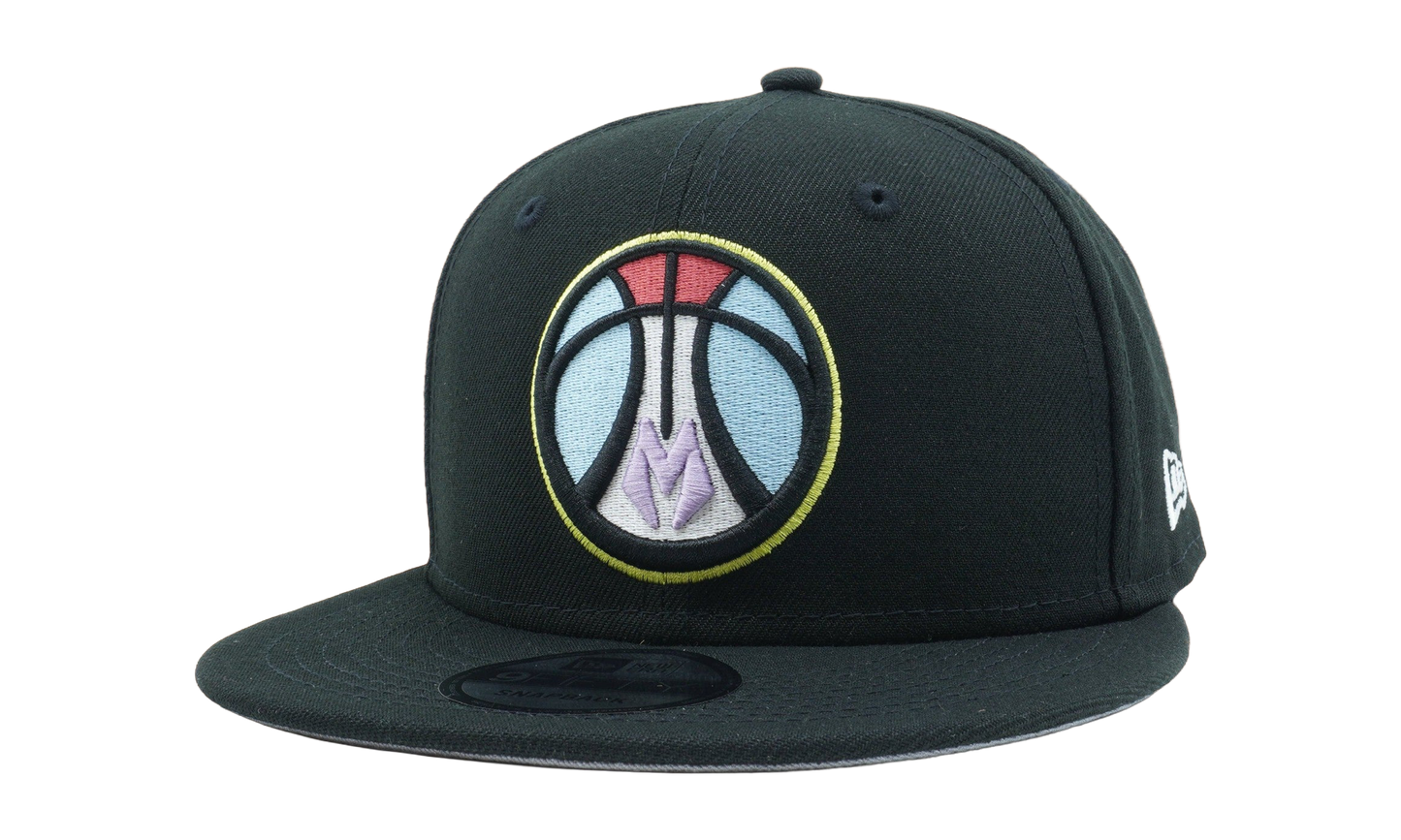 9FIFTY Milwaukee Bucks Color Pack Multi Snapback Hat "Black / Gray - Under Brim" NE867
