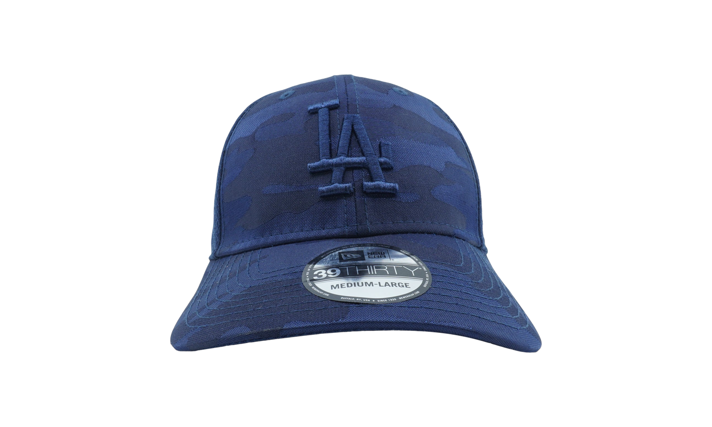39THIRTY Los Angeles Dodgers Tonal Camo Stretch Fit Hat "Blue Camo" NE759