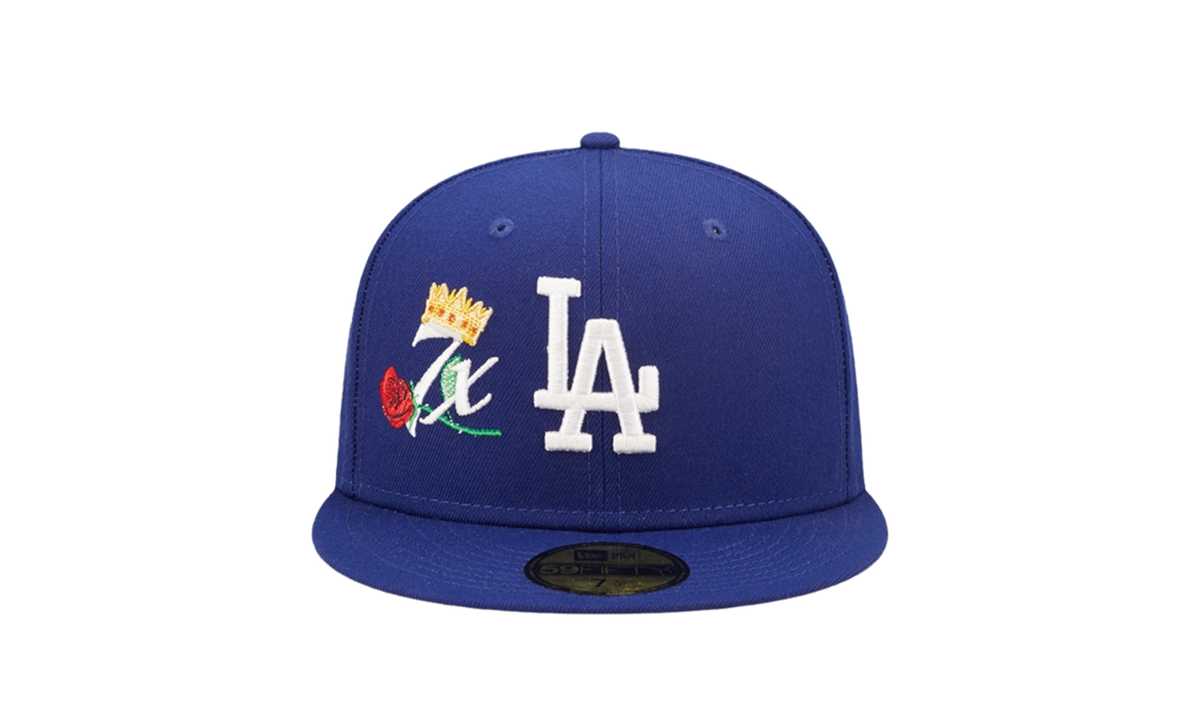 59Fifty MLB Los Angeles Dodgers Crown 7X Champs Fitted Hat "Blue" 60243481