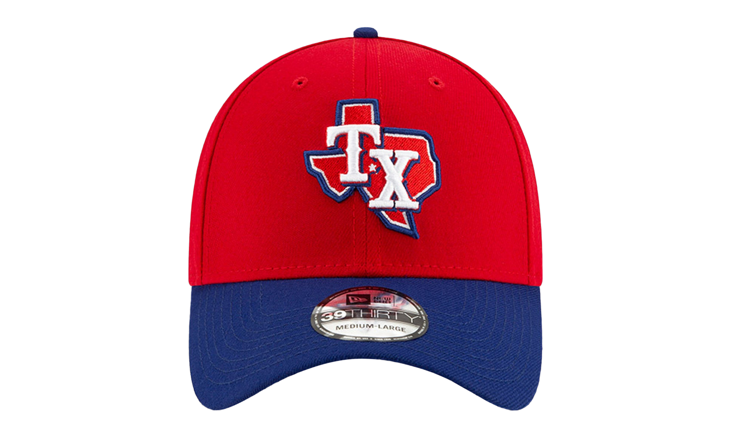 39THIRTY Texas Rangers 2020 Alt3 Team Classic Flex Fit Hat "Red / Blue - Visor" NE743