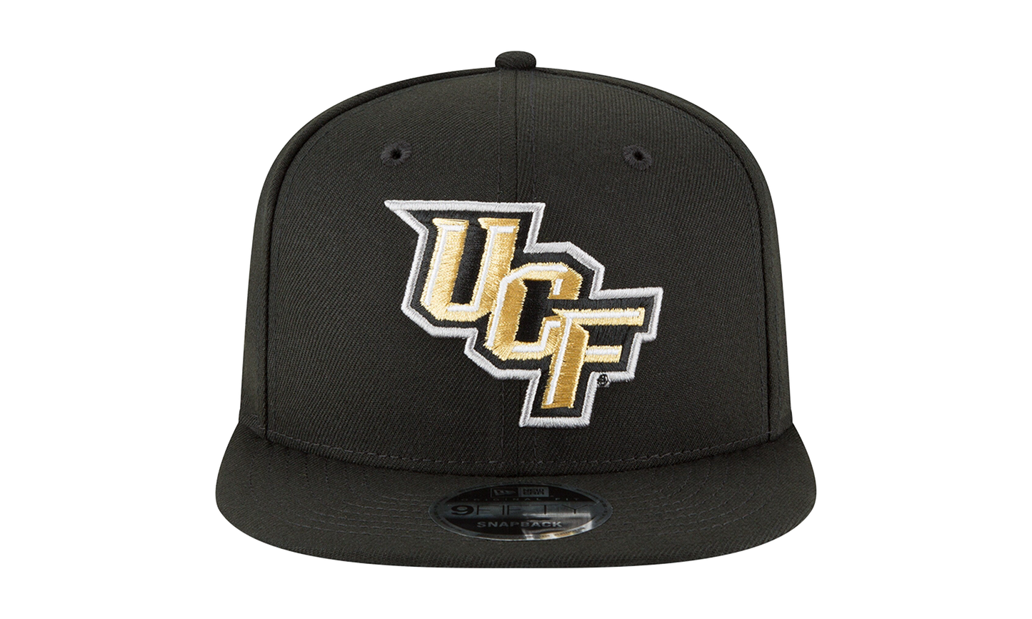9FIFTY UCF Knights Snapback Hat "Black / Gold - Logo" NE987