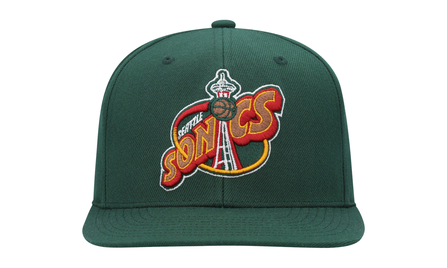 NBA Hardwood Classics Team Ground 2.0 Fitted Cap "Seattle SuperSonics - Green" HHSF3259 SSUYYPPPGREN