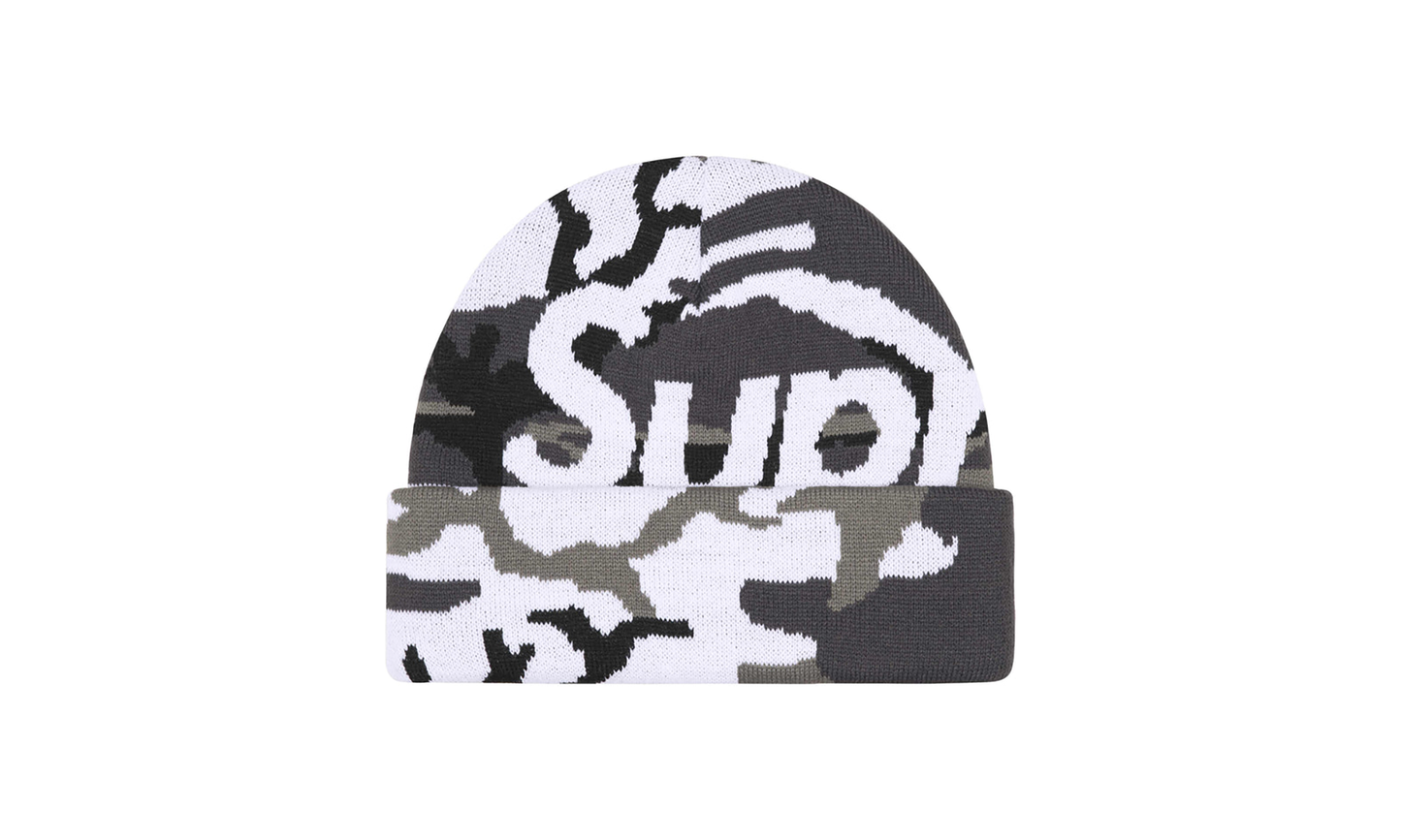 Camo Big Logo Beanie "FW25 - Snow Camo" SU26859