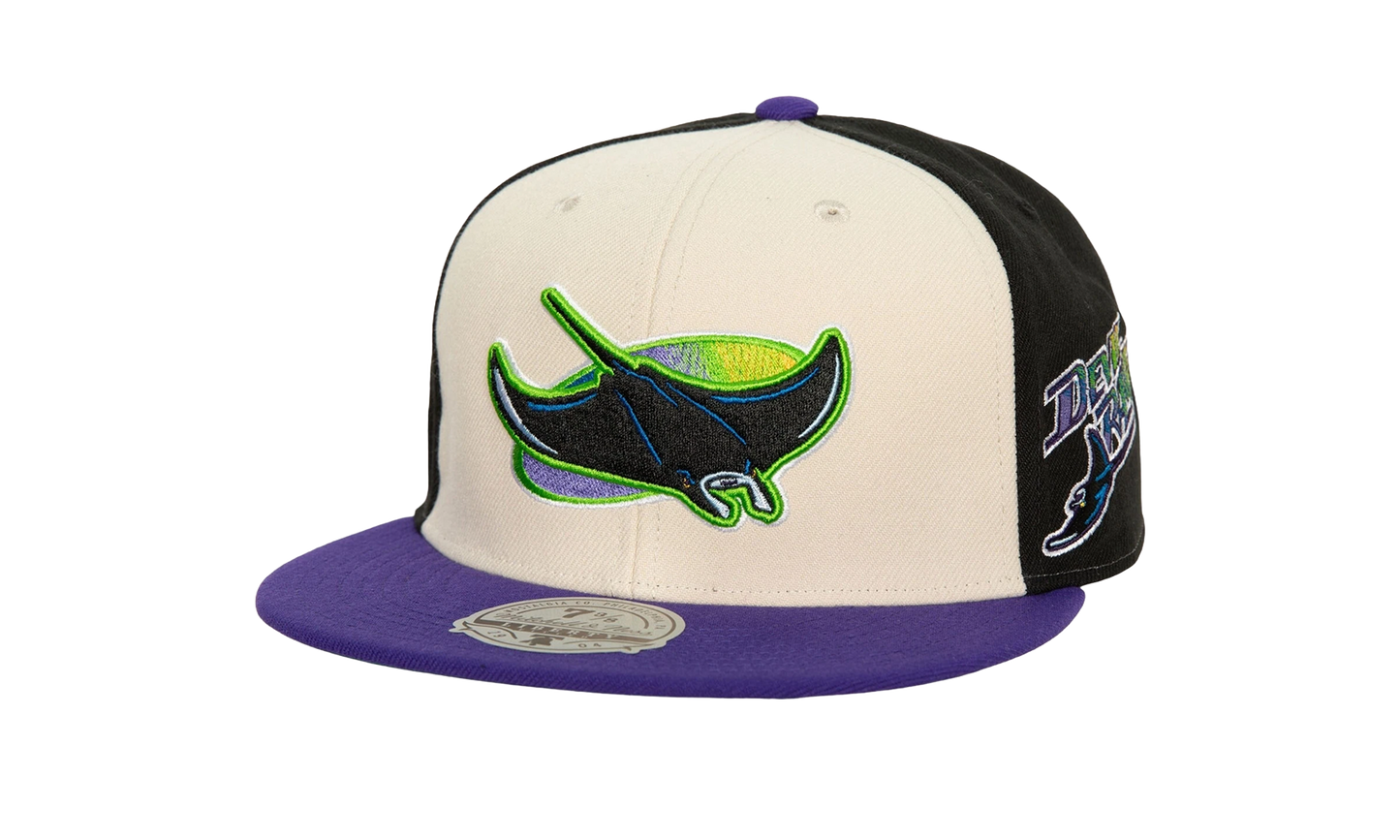 MLB Cooperstown Homefield Fitted Cap "Tampa Bay Rays - Off White" HHSF6680 TBRYYPPPOFWH