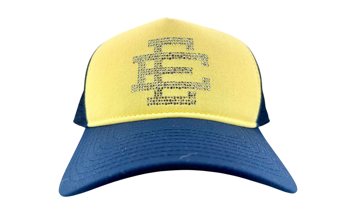EE Basic Hat "Crystal Logo - Navy Blue / Yellow" EE853