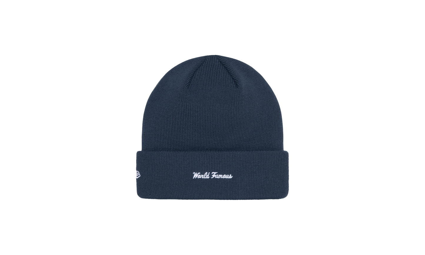 New Era® Box Logo Beanie "FW24 Navy" SU936