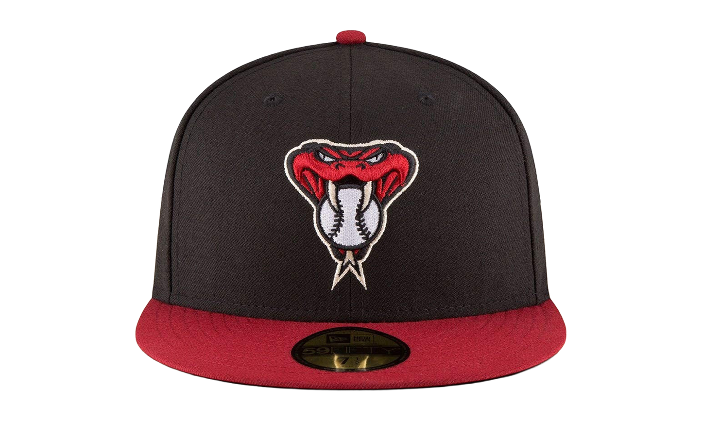 59FIFTY Arizona Diamondbacks On-Field Authentic Fitted Hat "Black / Red - Brim" NE959