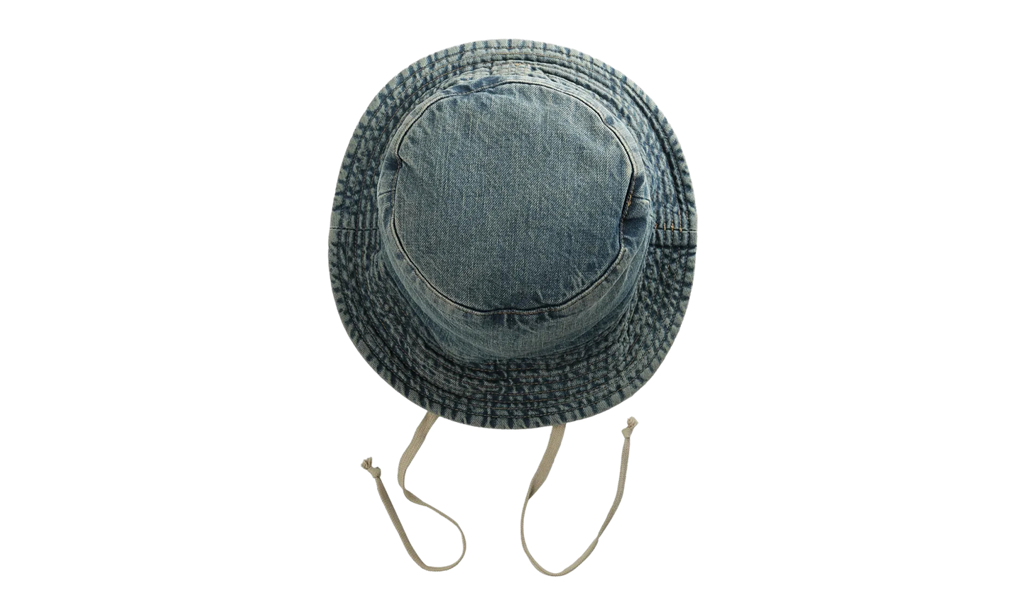Cappello In Denim Gilligan Hat "Washed Indigo" DA01F4479 DWB 06