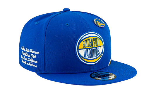 9FIFTY Golden State Warriors NBA 2019 Draft "Snapback Hat - Blue" 12041665