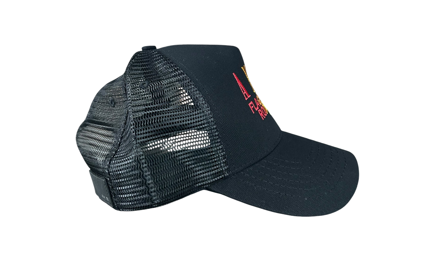 Rainbow Beverly Hills Logo Trucker Hat "Black" MAH020 082