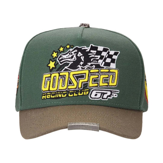 Godspeed GRC Members Trucker Hat Green Brown