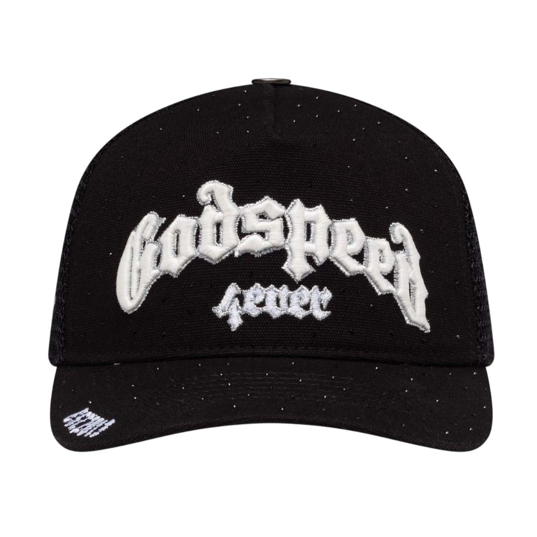 Godspeed Trucker Hat Black White VVS