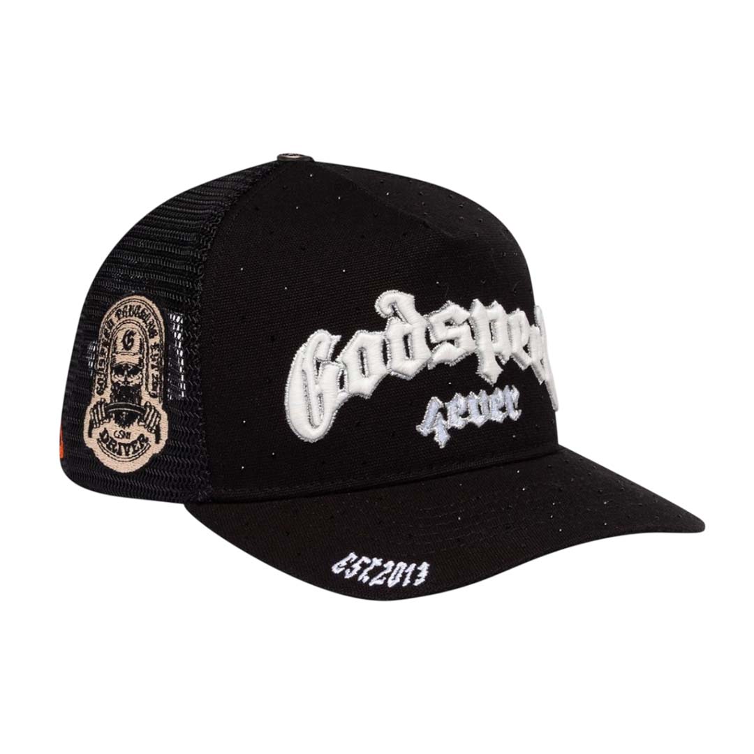 Godspeed Trucker Hat Black White VVS