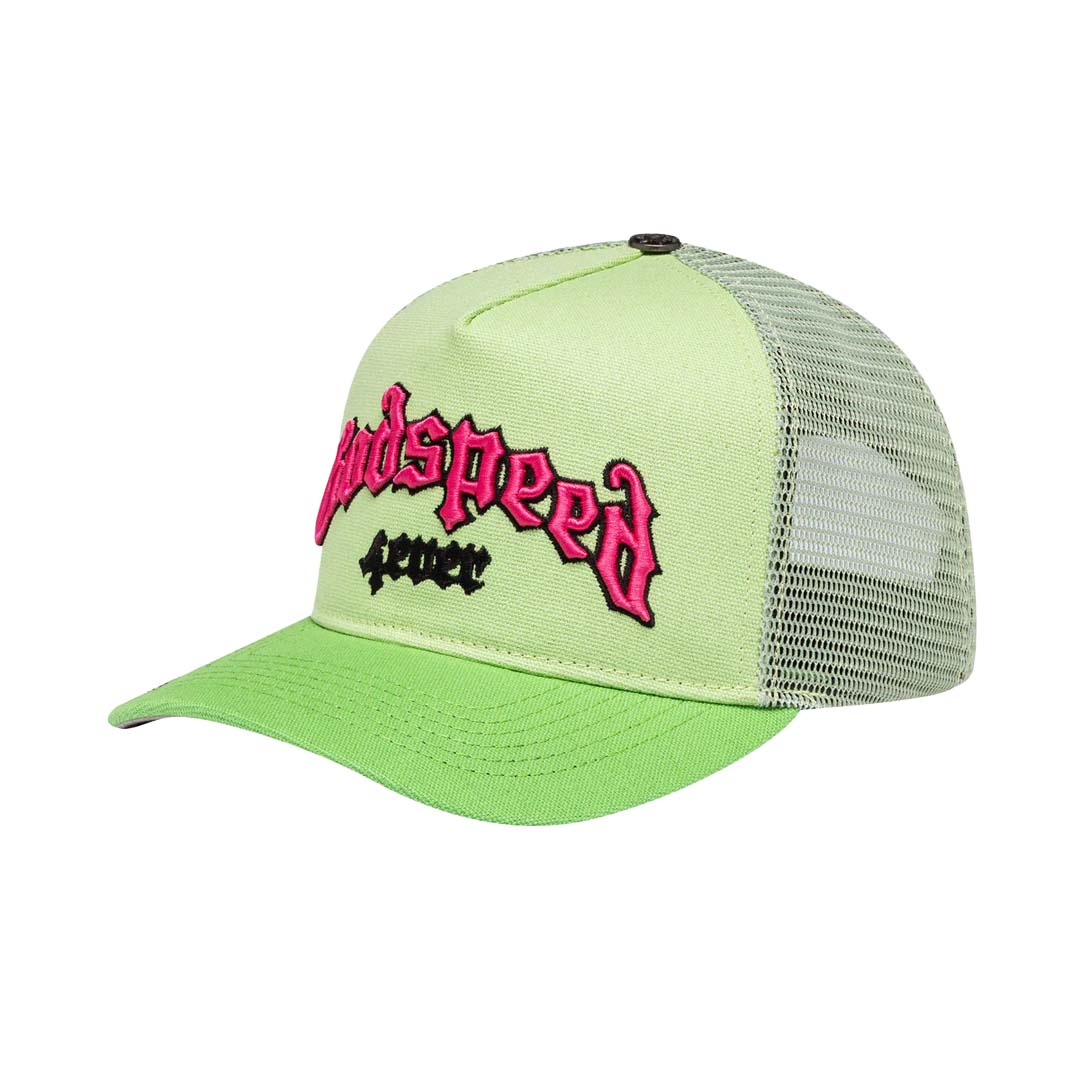 Godspeed Trucker Hat Lime Pink