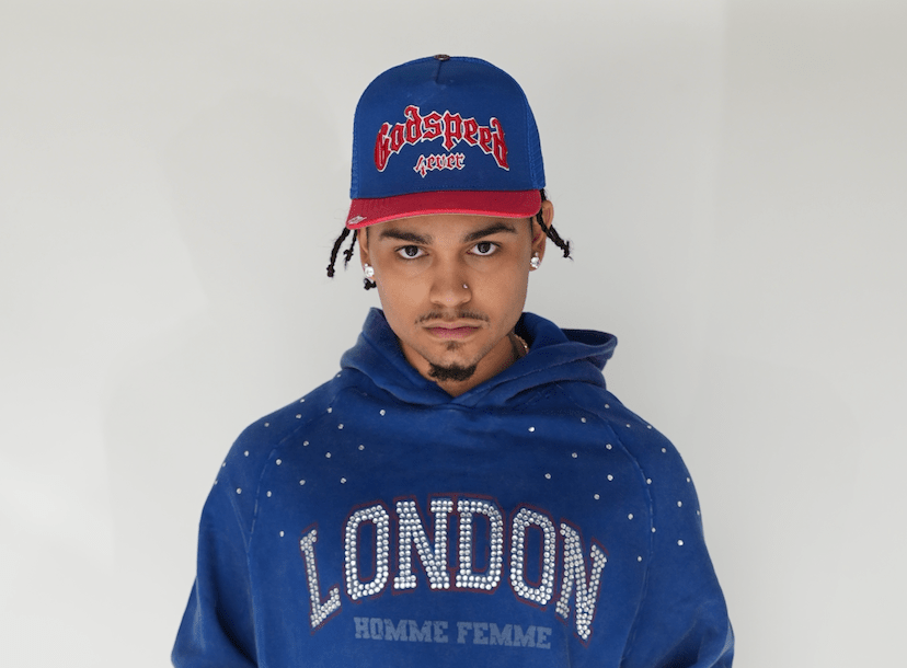 Godspeed Trucker Hat Red Blue