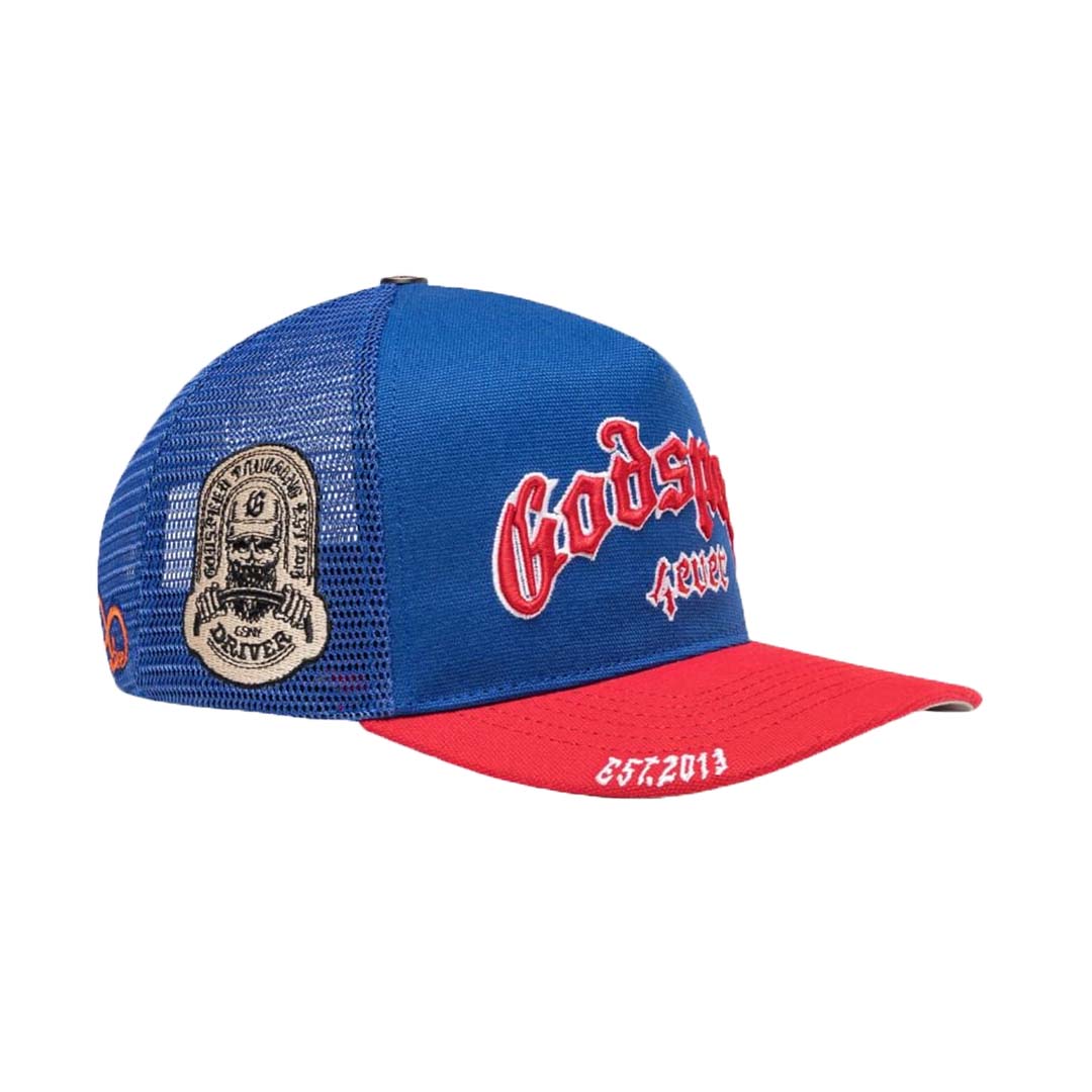 Godspeed Trucker Hat Red Blue