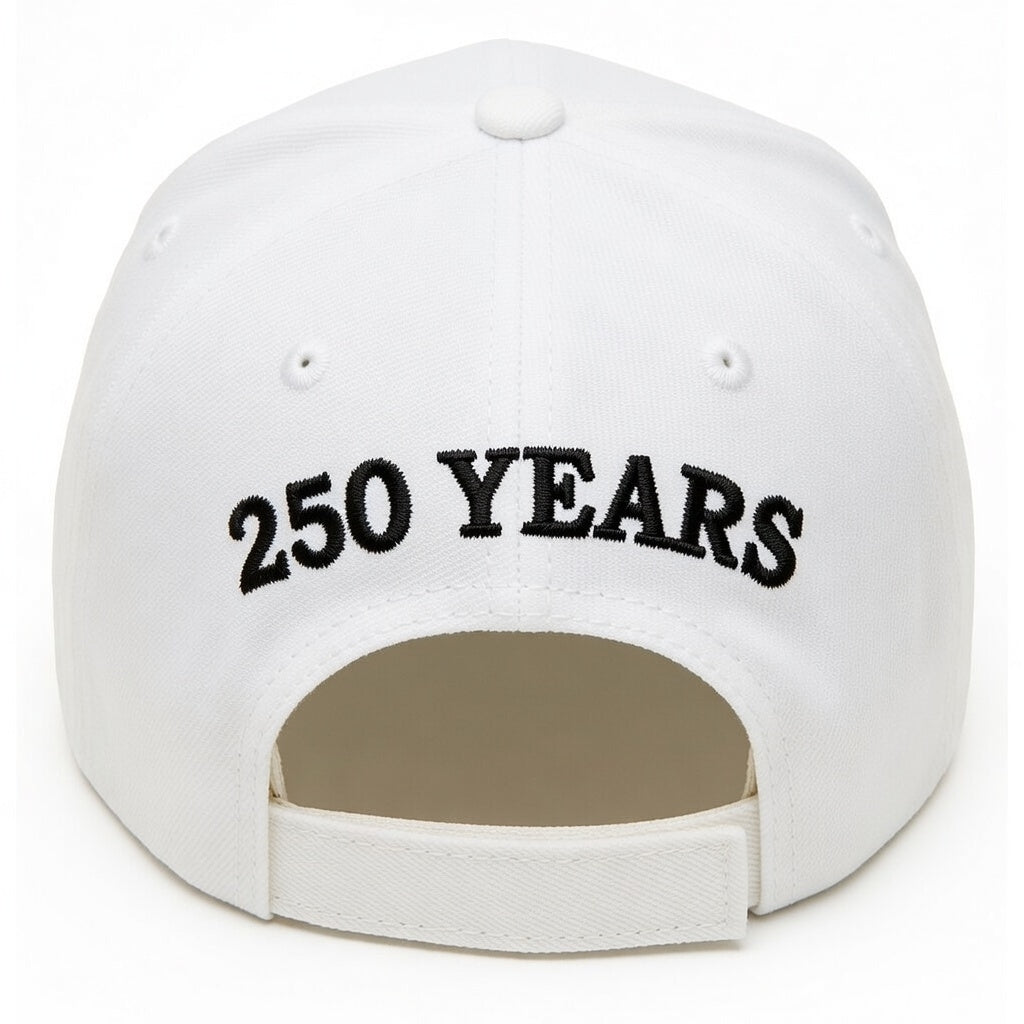 USA 250th Anniversary Hat (1776–2026) — U.S.A. Embroidered Semiquincentennial Cap