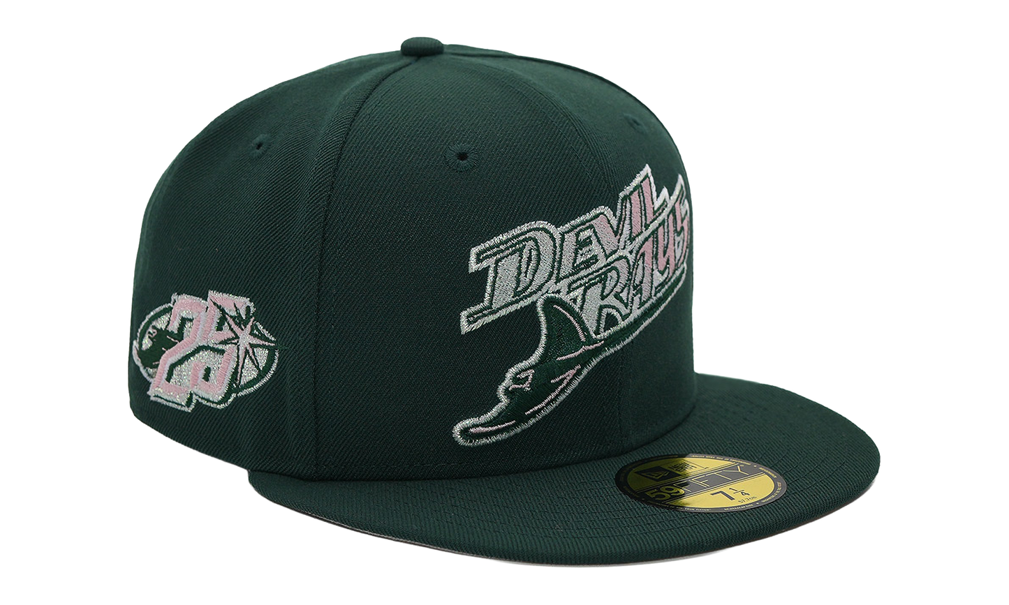 5950 Tampa Bay Rays Fitted Hat "25 Seasons" "Emerald Pink - FRSH Exclusive" NE1214