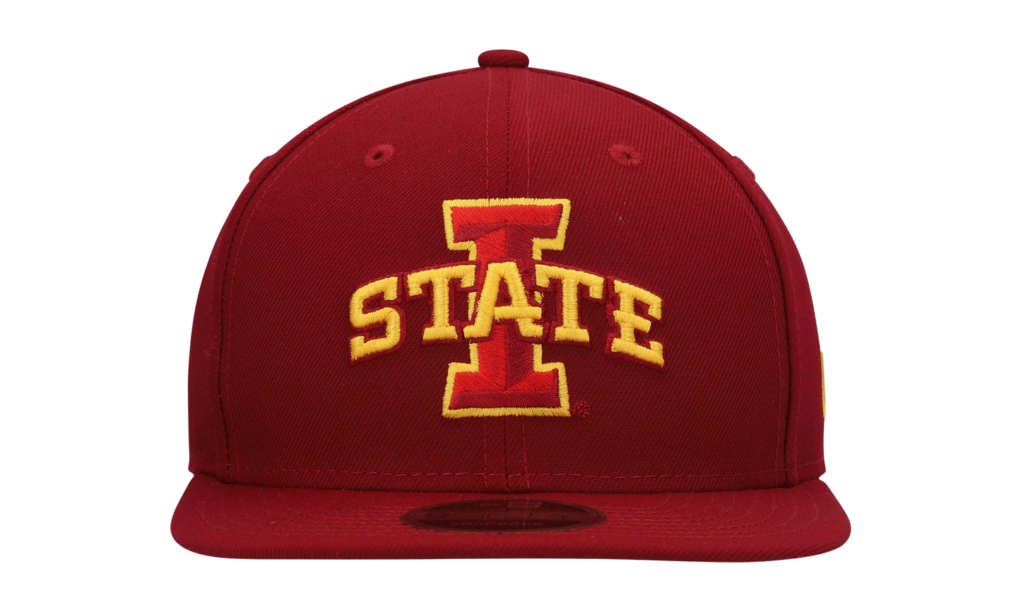 9FIFTY Iowa State Cyclones Cardinal Snapback Hat "Scarlet" NE1023
