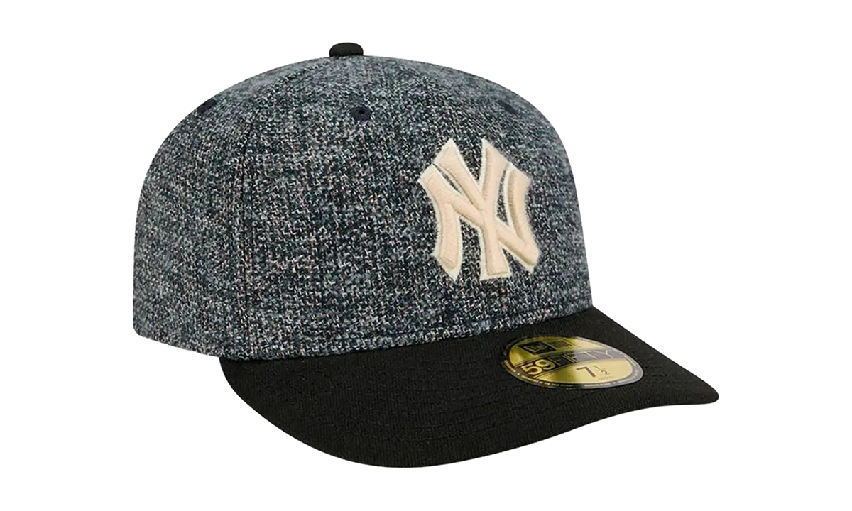 59FIFTY New York Yankees MLB Fitted Hat "Tweedy Cotton Black" NE463