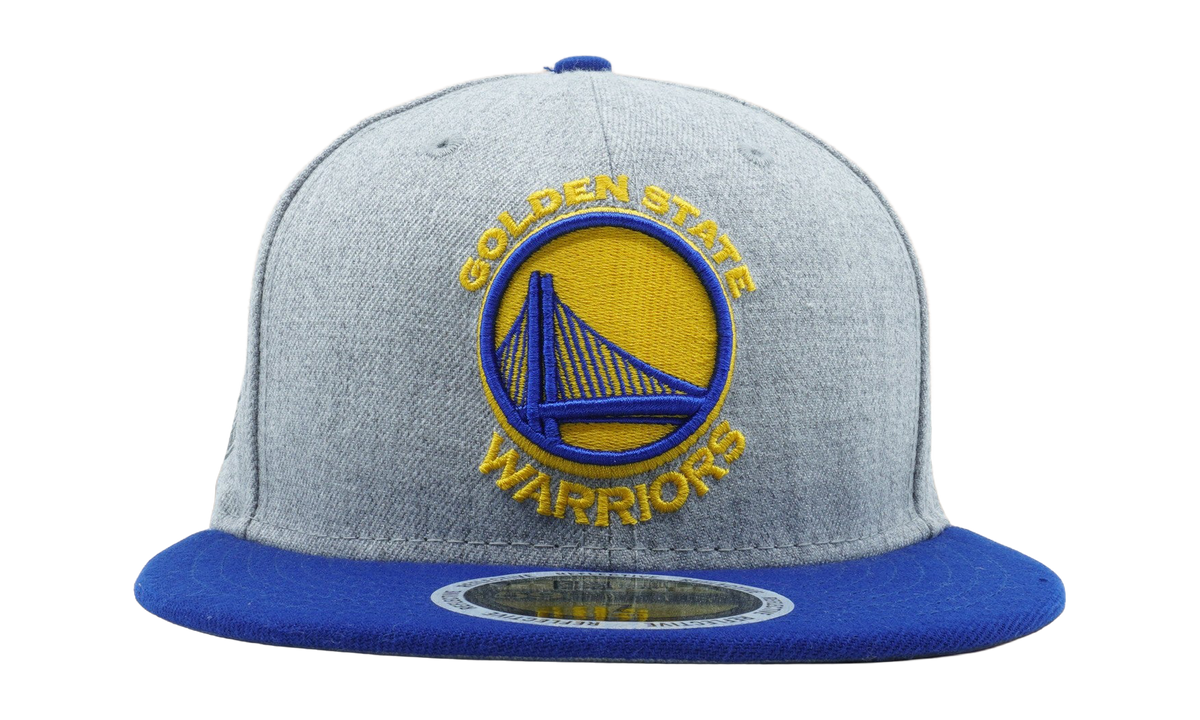 59FIFTY Golden State Warriors Western Conference Fitted Hat "Gray Denim / Blue - Brim" NE1125